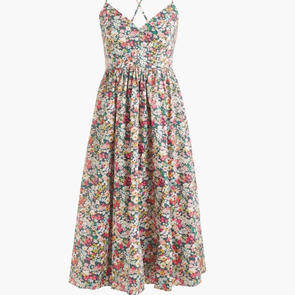 Jcrew Liberty Thorpe Floral Dress